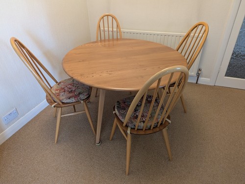Ercol drop leaf table and - leaf, 4