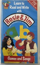 Rosie & Jim Learn to Read Write Games Songs VHS 1992 Ragdoll Productions