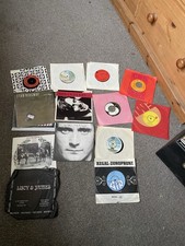 45s Vinyl Records Box Of Around 50/60