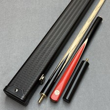 Taylor Made 3/4 Jointed Cue And Case Set Hand Finished In UK Falcon Red
