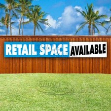 RETAIL SPACE AVAILABLE Advertising Vinyl Banner Flag Sign LARGE HUGE XXL