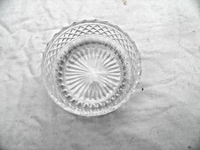 Cut glass crystal trinket bowl