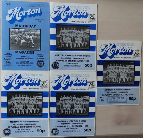 Greenock morton home - 5x,