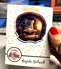 Cute Funny Mouse Reading Nook