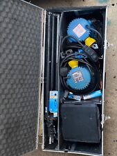 3 x Arri Arrilite 800 Video Studio Lights + Wheeled hard case, Arri stands x 3