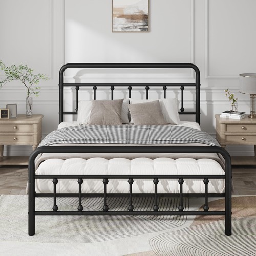 5ft metal bed frame - metal,