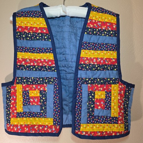 Handmade quilted vest - handmade,