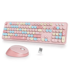 Wireless Pink Keyboard and