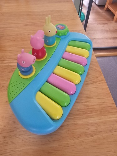 Pepper pig keyboard kids toy - pig,