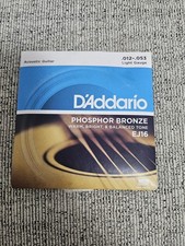 D'Addario EJ16 Phosphor Bronze Acoustic Guitar Strings USED ONLY 1 STRING