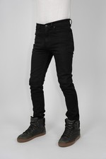 MotoJean Mens Black Skinny AA