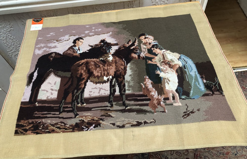 Rare vintage tapestry canvas - vintage,
