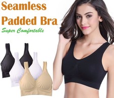 Seamless sports padded - padded, bras