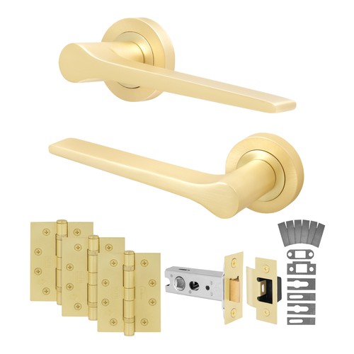 Satin brass internal door - satin,