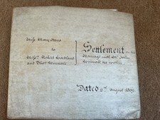ANTIQUE GEORGE III INDENTURE