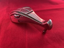 Barry Kieselstein-Cord 2001 Alligator Head Silver 925 Belt Buckle & Leather Belt