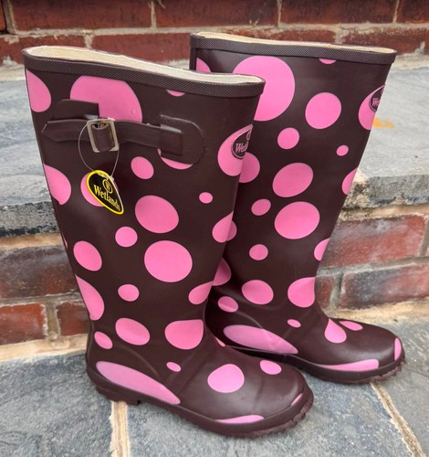 Ladies new wellies festival - new,