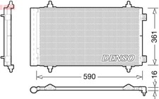 DENSO DCN21018 Condenser, air