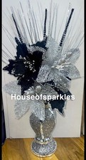 Crushed diamond silver - crushed,