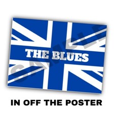 Birmingham Football Union Jack Flag Wall Art (PRINT ONLY). Size A3.