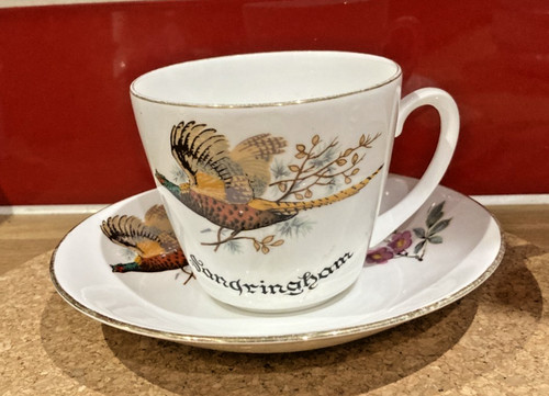 Sandringham pheasant tea cup - tea,