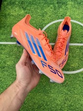 ADIDAS F50 Elite SG 'Coral Blaze' Orange UK Size 8.5 Football Boots 