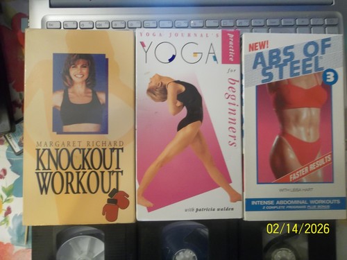 Lot rare exercise vhs - exercise,