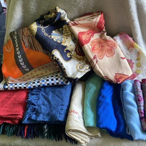 Vintage scarves job - vintage, lot