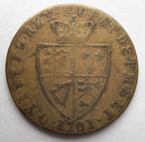 1701 spade guinea gaming token - 1701,