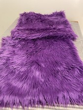 Huge Bright Purple  Ikea Faux Fur Cushion Cover Vintage Style Y2K Shaggy X2