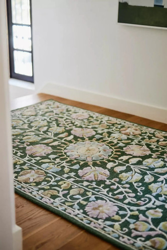 Handmade wool silk tufted - &,