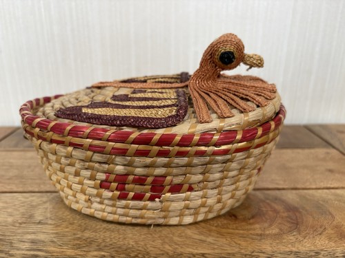 Vintage wicker straw woven - vintage,