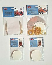 Tala Jam Pot Covers CLEAR 1lb 2lb Jar Preserves Chutney Pickle Label Wax Seal