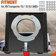 FOR VW Transporter T5/T6/T6.1 (2003+) SINGLE Premium Swivel Seat Base Black UK