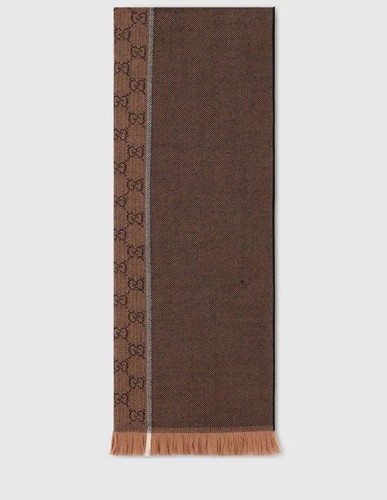Gucci wool jacquard scarf - gucci,