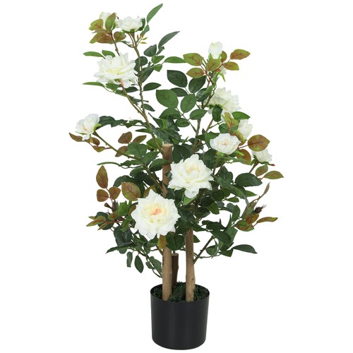 Homcom 90cm artificial rose - 90cm,