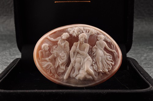 Signed shell cameo classical - signed,