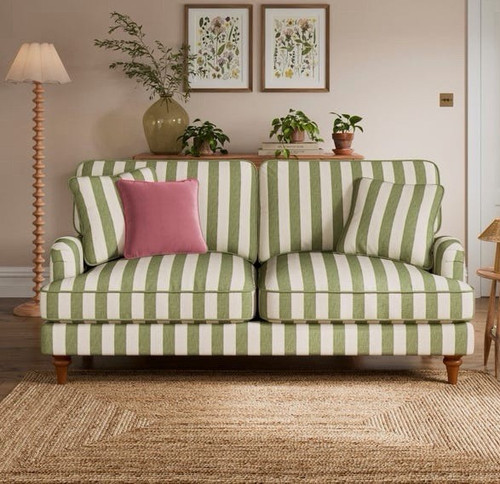 Dunelm retro green - retro, green/white