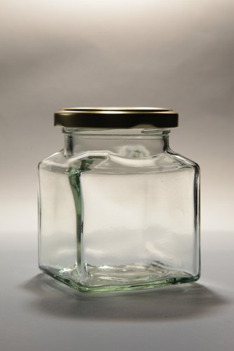 200g square glass jam - glass, &