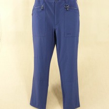 Excellent Rohan Originals Mens Stretch Bags Blue Trousers Size 36 Inch W Reg