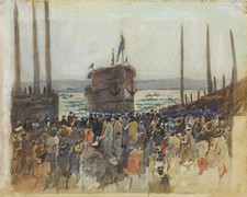 HMS Warspite Launch Devonport