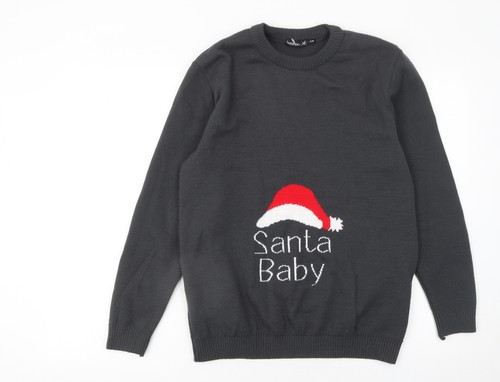 Boohoo men black christmas - black,