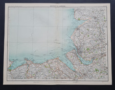 Antique 1898 Map - Liverpool -