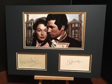 VIVIEN LEIGH LAURENCE OLIVIER Hornblower Genuine Signed 16x12 Display COA CAv