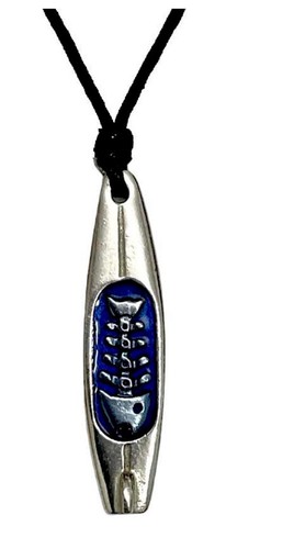Fish bone surf board - board, pewter