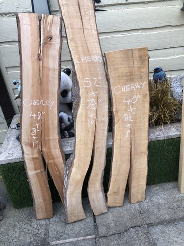 Live edge cherry - timber, job