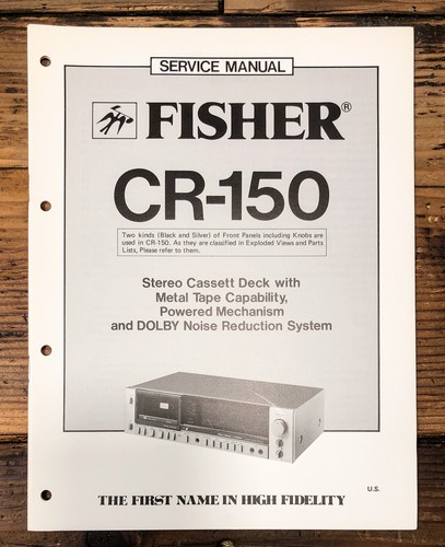 Fisher 150 cassette service - fisher,
