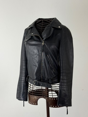 Zara 2000s biker jacket black - jacket,