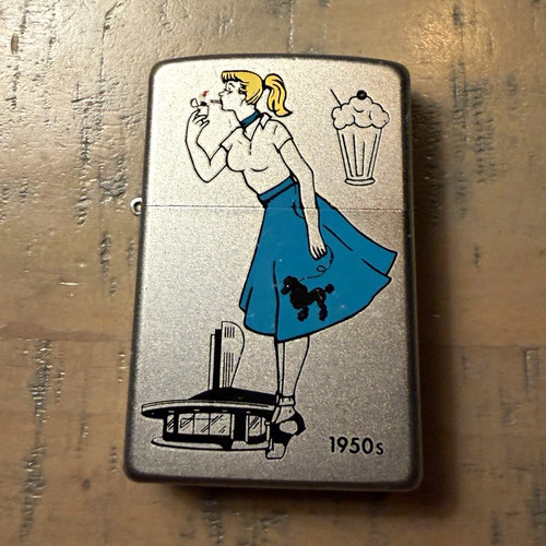 Zippo 24387 windy - girl, 1950s