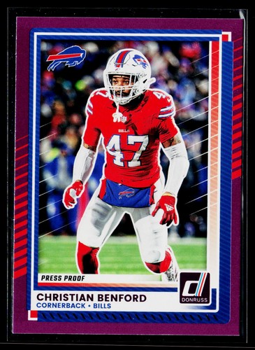 2025 donruss christian - christian, benford